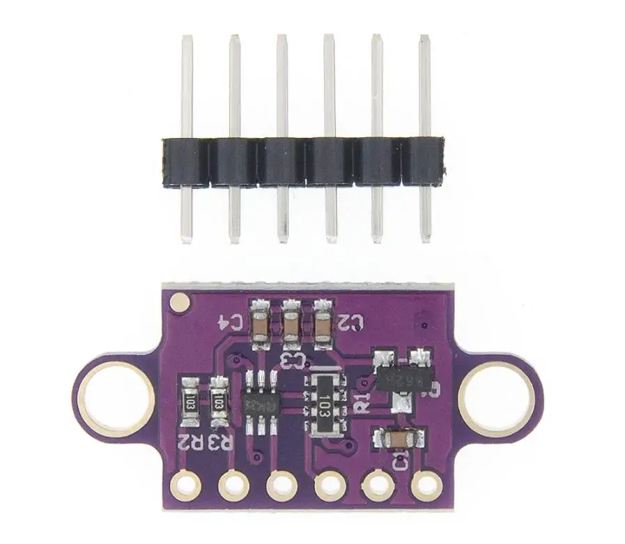 Purple board VL53L0X время полета(ToF) Лазерный диапазон датчик прорыва 940nm GY-VL53L0XV2 лазерный модуль расстояния IEC IIC - Цвет: Purple board