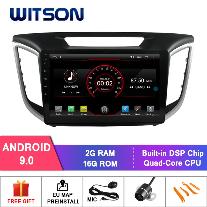 WITSON 10 2 ''Android Octa core 4GB RAM + 64GB flash DSP CAR RADIO FOR HYUNDAI IX25 CRETE DVR/WIFI MirrorLink OBD AUTO