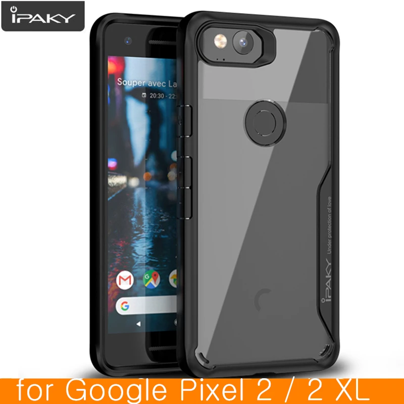 Для Google Pixel 2 Чехол оригинальный IPAKY XL силиконовый акриловый Гибридный