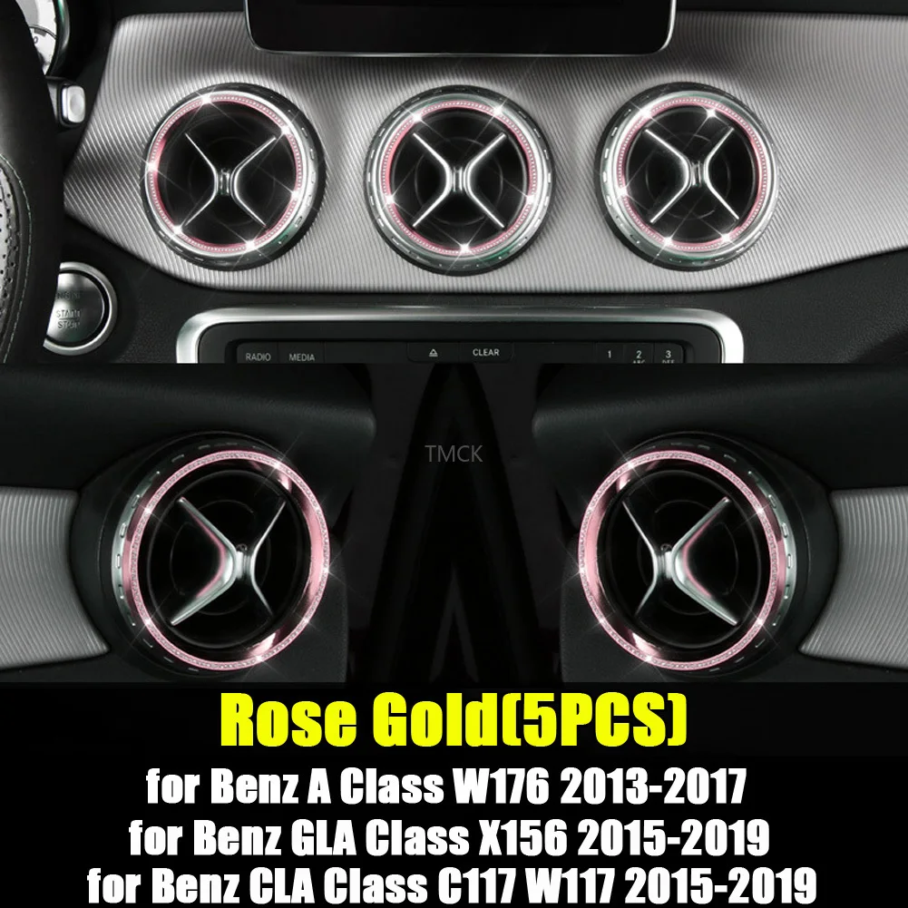 3 вида цветов для Mercedes Benz CLA GLA A Class C117 W117 X156 W176 Автомобильная Центральная приборная