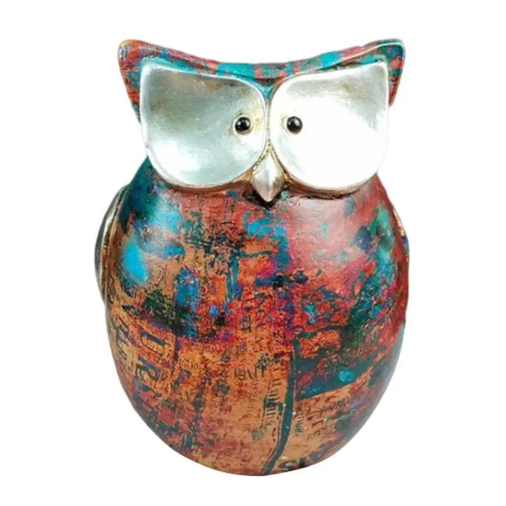 

Resin Owl Minimalist Art Sculpture Living Office Decoration Modern Table Ornament Resin Animal Sculpture For Home Office Bo