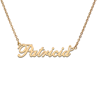 god with love heart personalized character necklace with name patricia for best friend jewelry gift
