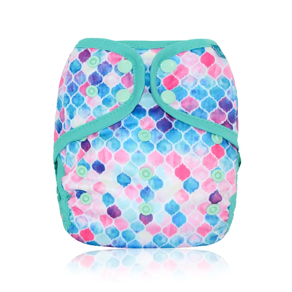 Один размер детский тканевый подгузник с или без бамбуковой вставки