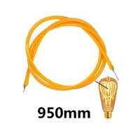 1pcs dc21v edison soft filament bending 950mm 2200k led filament heterosexual filament diy holiday creative light bulb filament
