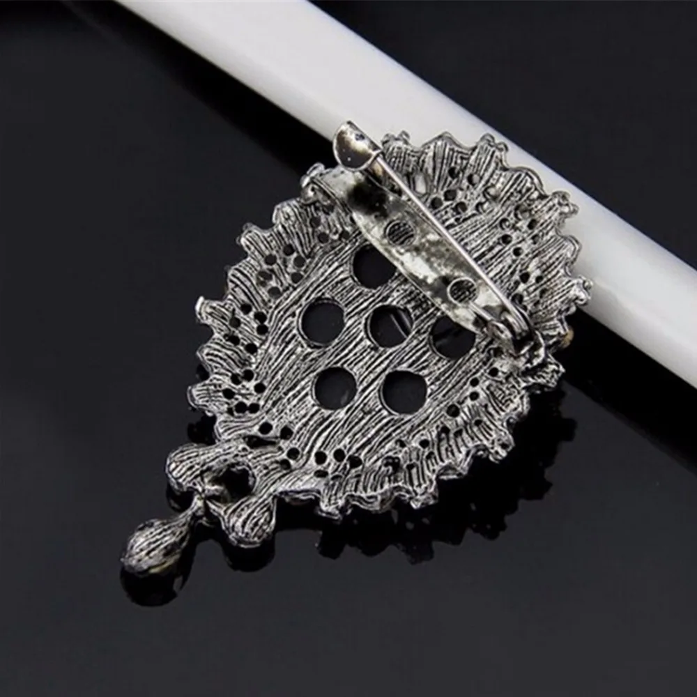 Модные женские винтажные Стразы камео викторианском стиле кулон на свадебную