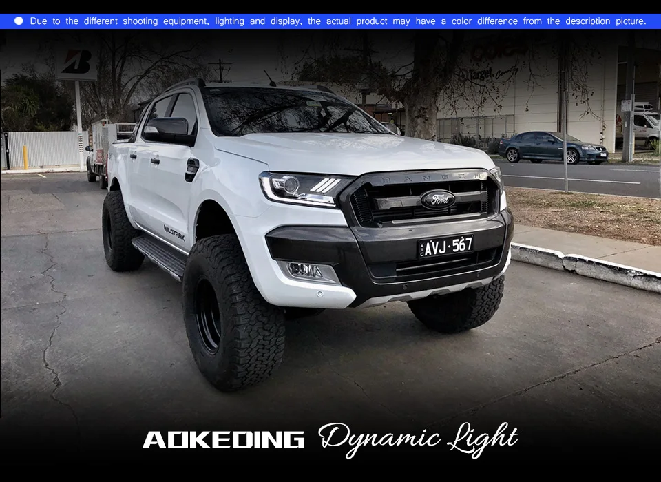 AKD тюнинговые Автомобильные фары для Ford Ranger Everest Endeavour фары Mustang светодиодный DRL ходовые огни биксеноновый луч противотуманные фары