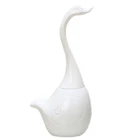 Керамический пластиковый держатель для туалетной щетки с лебедем, креативная забавная Бытовая Чистящая Щетка для ванной комнаты