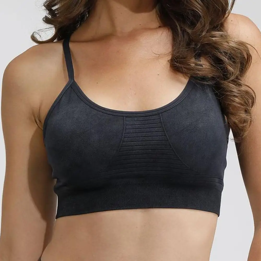 Frosted black bra Женские Бесшовные легинсы, одежда для фитнеса, плотные штаны для йоги, непромокаемые спортивные брюки, брюки для фитнеса, штаны для бега, тонкие леггинсы для фитнеса - Цвет: Frosted black bra