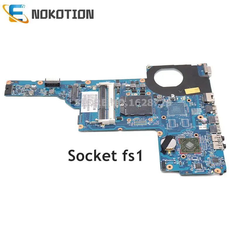 Материнская плата NOKOTION 649288 001 для HP Pavilion G6 разъем материнской платы ноутбука fs1DDR3