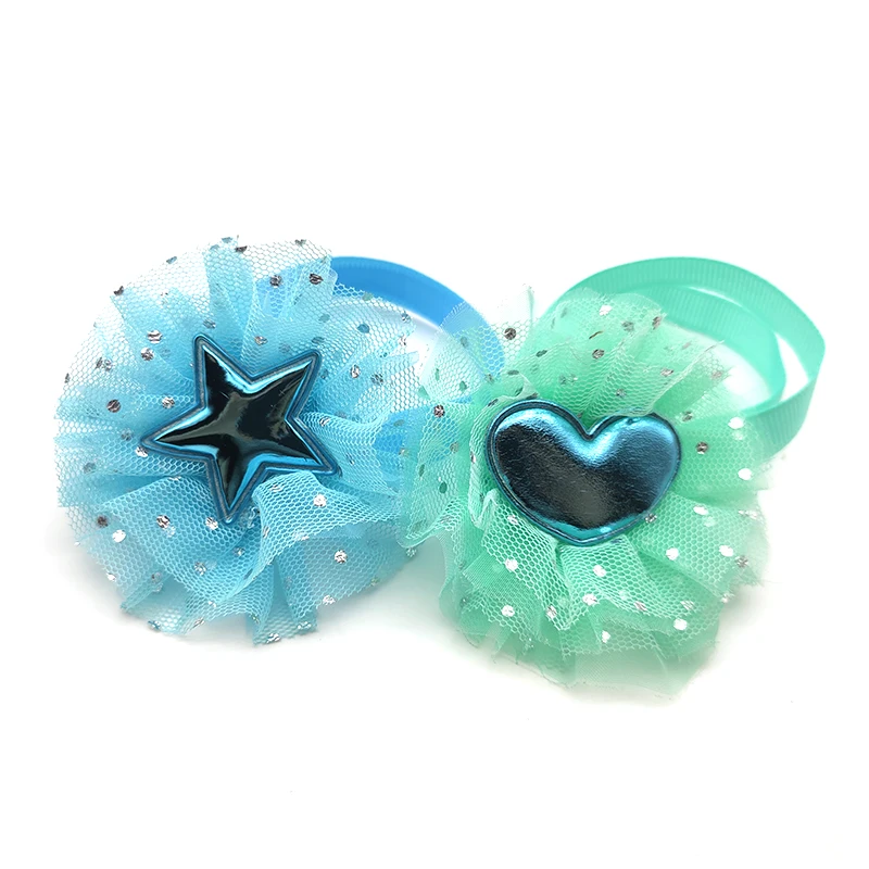 30 шт. галстуки бабочки для домашних животных собак кошек галстук ручной работы