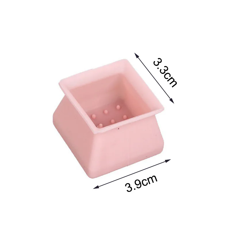 Силиконовые чехлы для мебельных ножек Защитные стола стула квадратные накладки