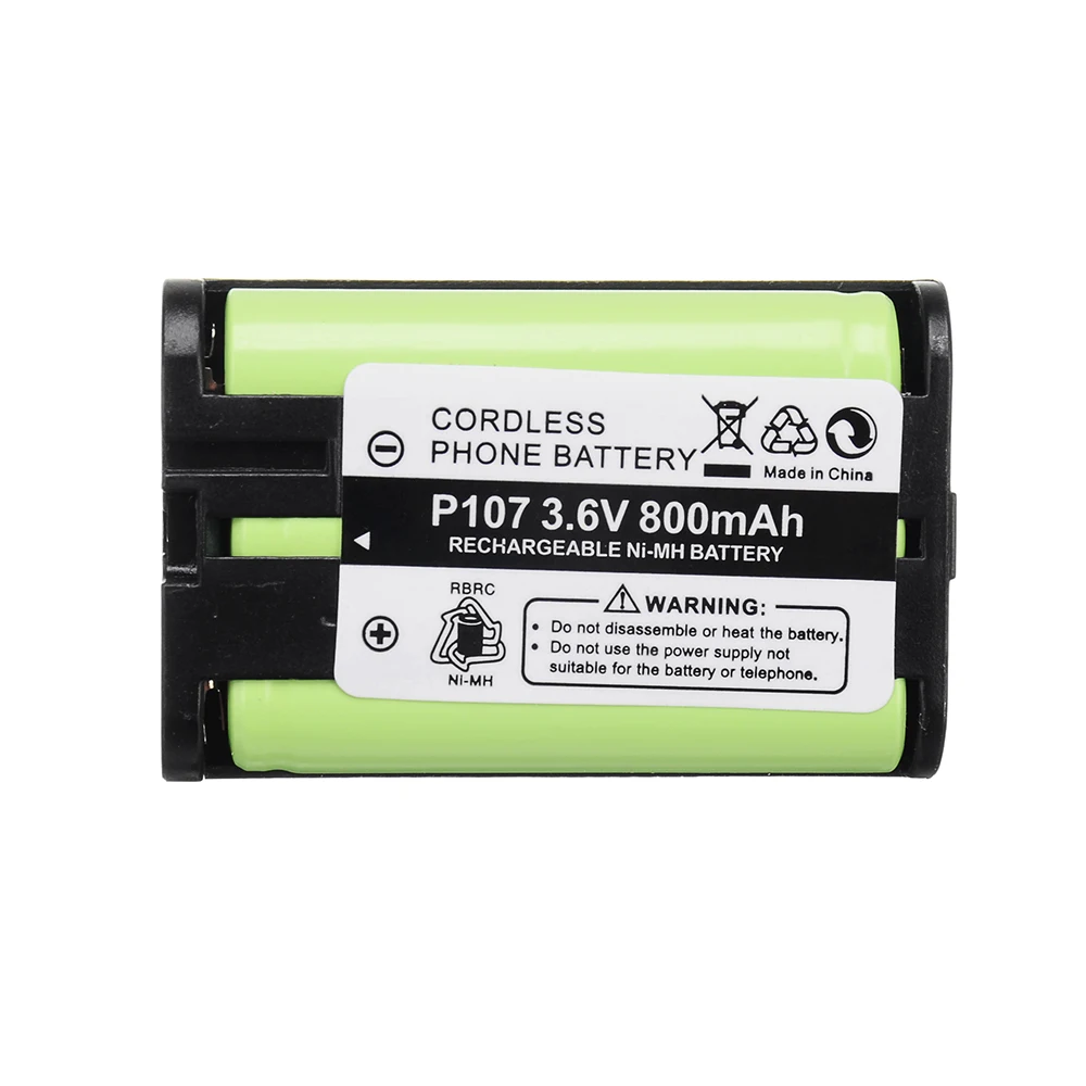 3.6V 800mah NI-MH Cordless Eleoption Home Phone Battery for Panasonic HHR-P107/HHRP107A/1B HHRP107A/1B P107 Lithium 1PCS | Электроника