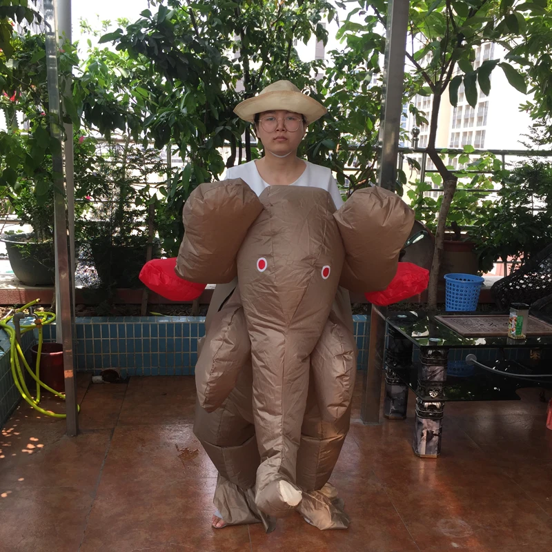 Бесплатная доставка Надувной Костюм Слона для взрослых нарядное платье костюм