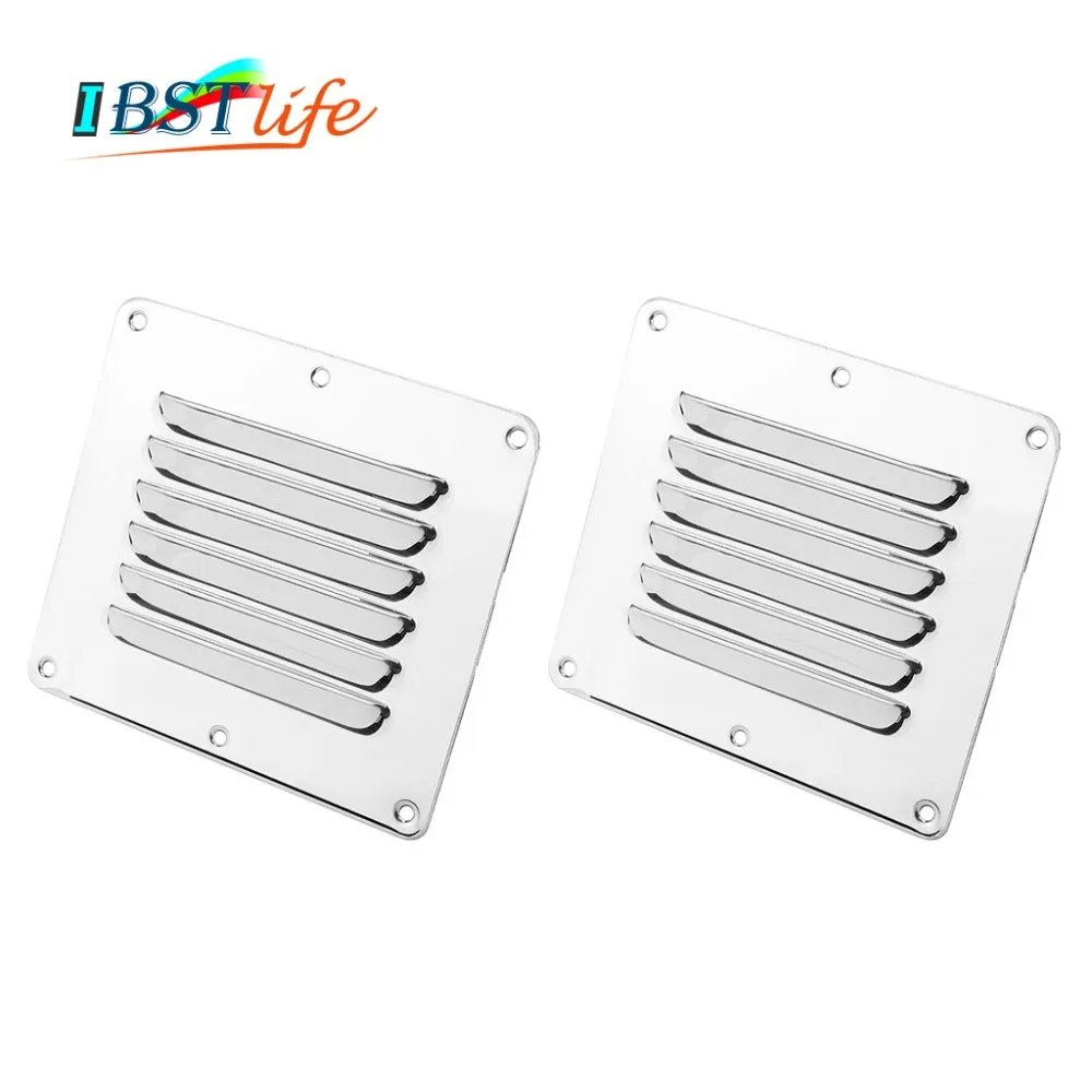 2 шт. квадратная решетка для вентиляции SS 316|Ставни| |