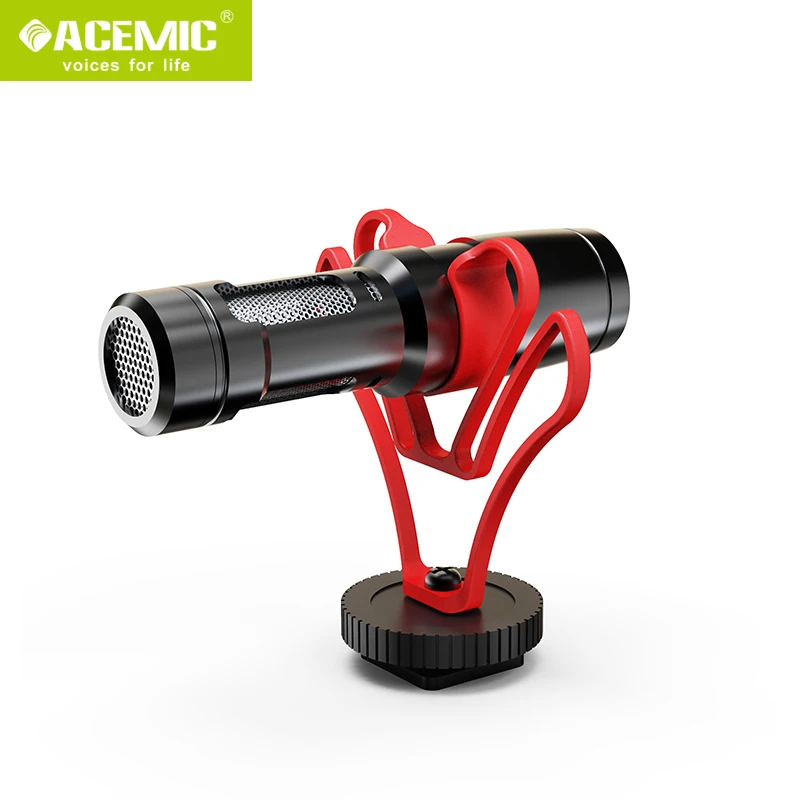 Acemic CAM50/CAM20 DSLR камера видео микрофон для iPhone/Android мобильный телефон canon EOS/Nikon