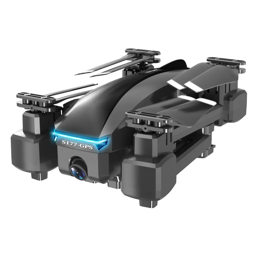 

New S177 Foldable Drone 4k Hd Wide Angle Dual Camera Gps Height Keep Flight 5G Wifi Fvp Rc Quadcopter 20min Rc Distance 600m #z