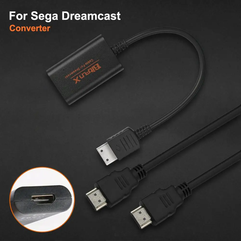 Адаптер совместимый с HDMI для консолей Sega Dreamcast HD кабель преобразователь игрового