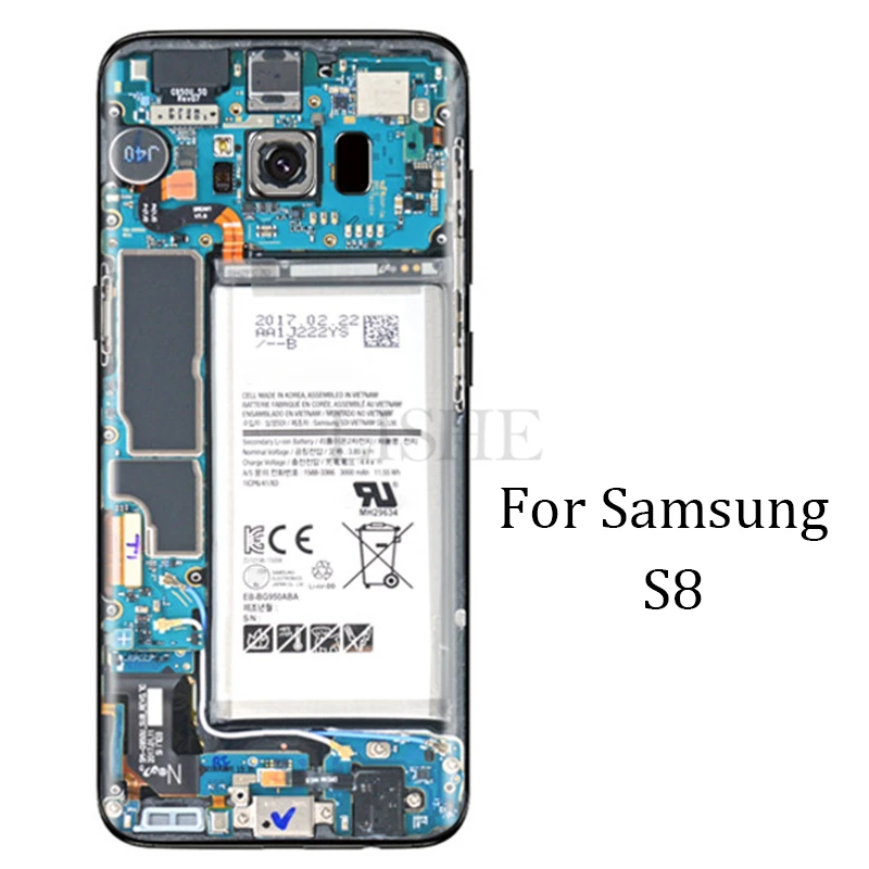 Наклейка для телефона s пленка для samsung S8 S9 Note 8 9 S7 имитирующая ремонт телефона сборная оболочка для samsung S7 Edge креативная ПВХ наклейка