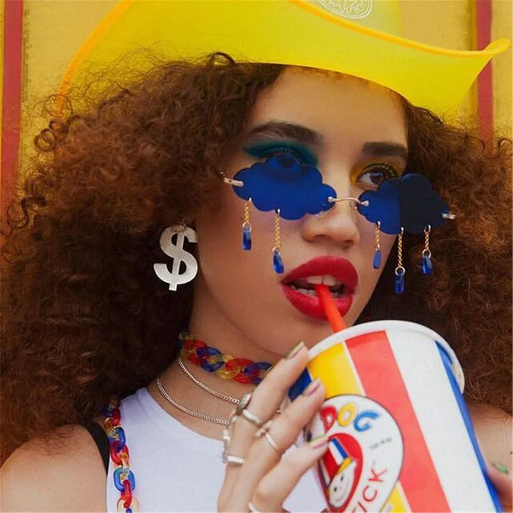 Солнцезащитные очки без оправы UV400 для мужчин и женщин модные дорожные солнечные