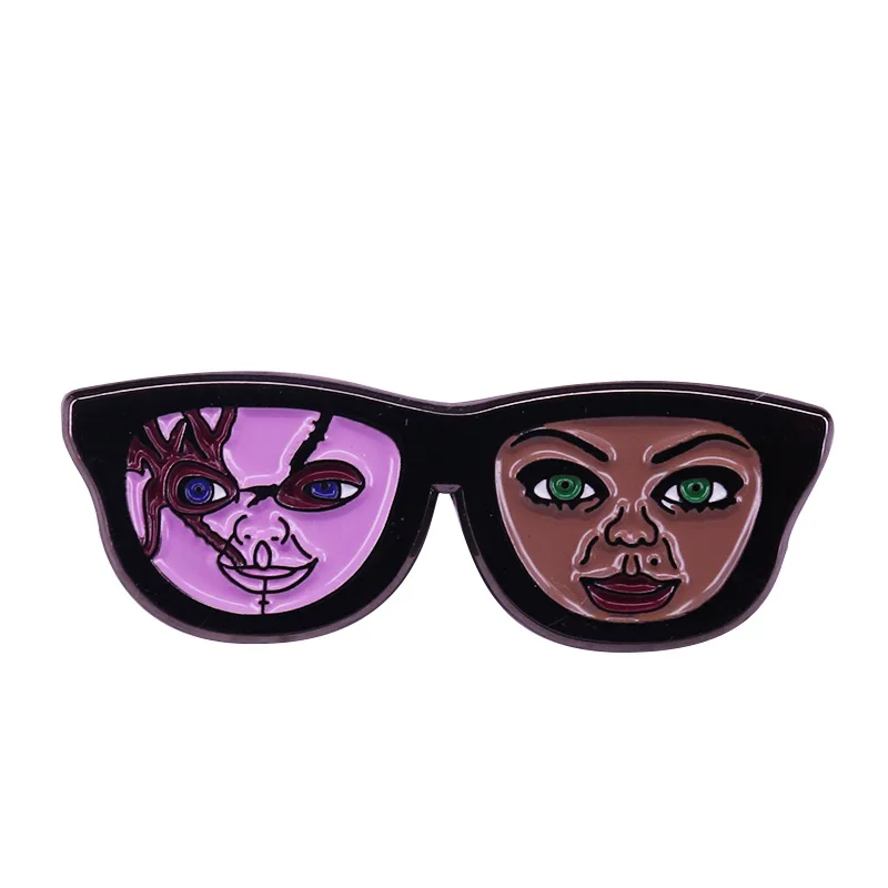 Страшный фильм Призрак для невесты значок в форме солнцезащитных очков |