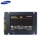 Внутренний твердотельный накопитель SAMSUNG 870 QVO, 4 ТБ, внутренний жесткий диск SSD 1 ТБ, 2,5 дюйма, до 530 Мб, SATA III для ноутбука и настольного компьютера