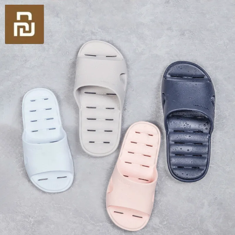 Оригинальные легкие и удобные шлепанцы в ванной 4 цвета слипоны обувь Mijia для