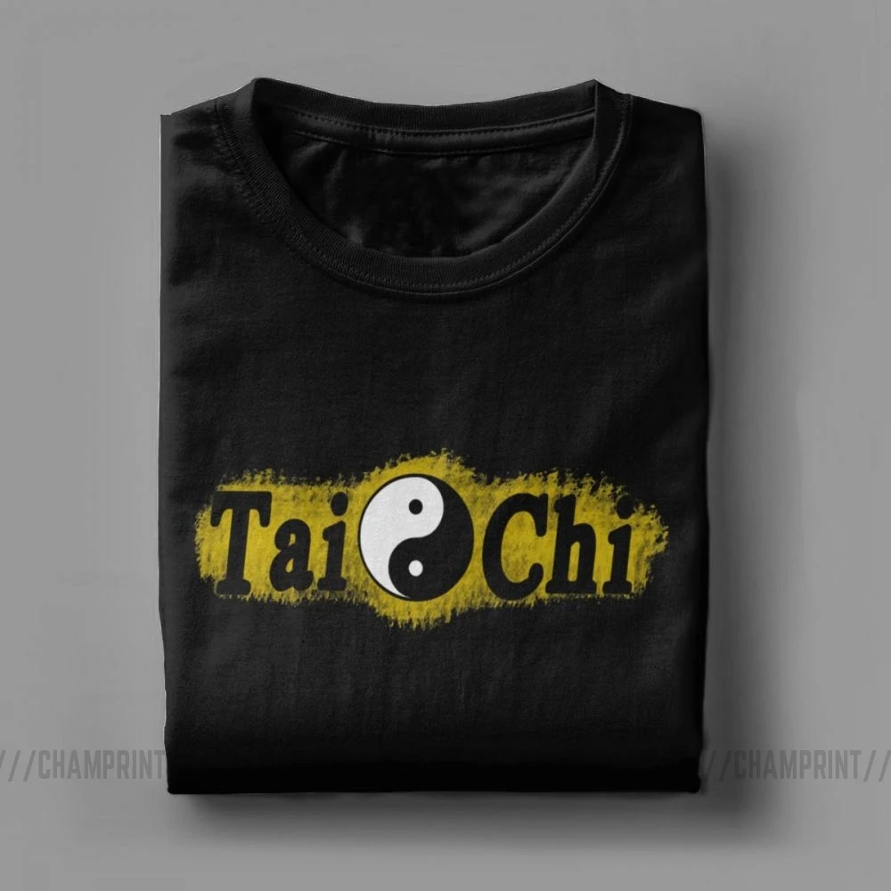 Мужская футболка Tai Chi Chuan Pa-Kua Yin Yang новинка футболки с коротким рукавом и круглым