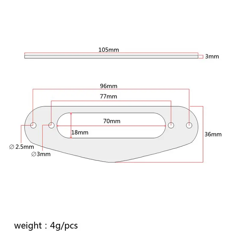 Пластиковая рама для захвата прочная деревянная монтажная с одной катушкой Humbucker