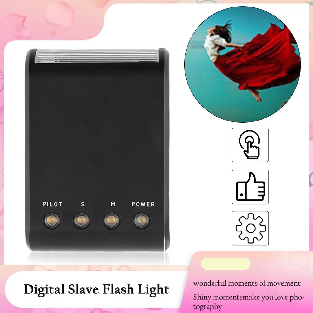 Универсальный цифровой Slave Flash светильник автоматический одиночный контакт