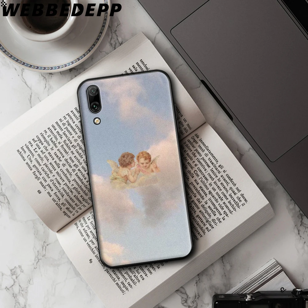 Красота Ренессанс ангелы мягкий чехол для huawei Honor 6A 7A 9X20 Pro 8A 7C 8C 7X8X8 9 10 lite 20S Note10 View20