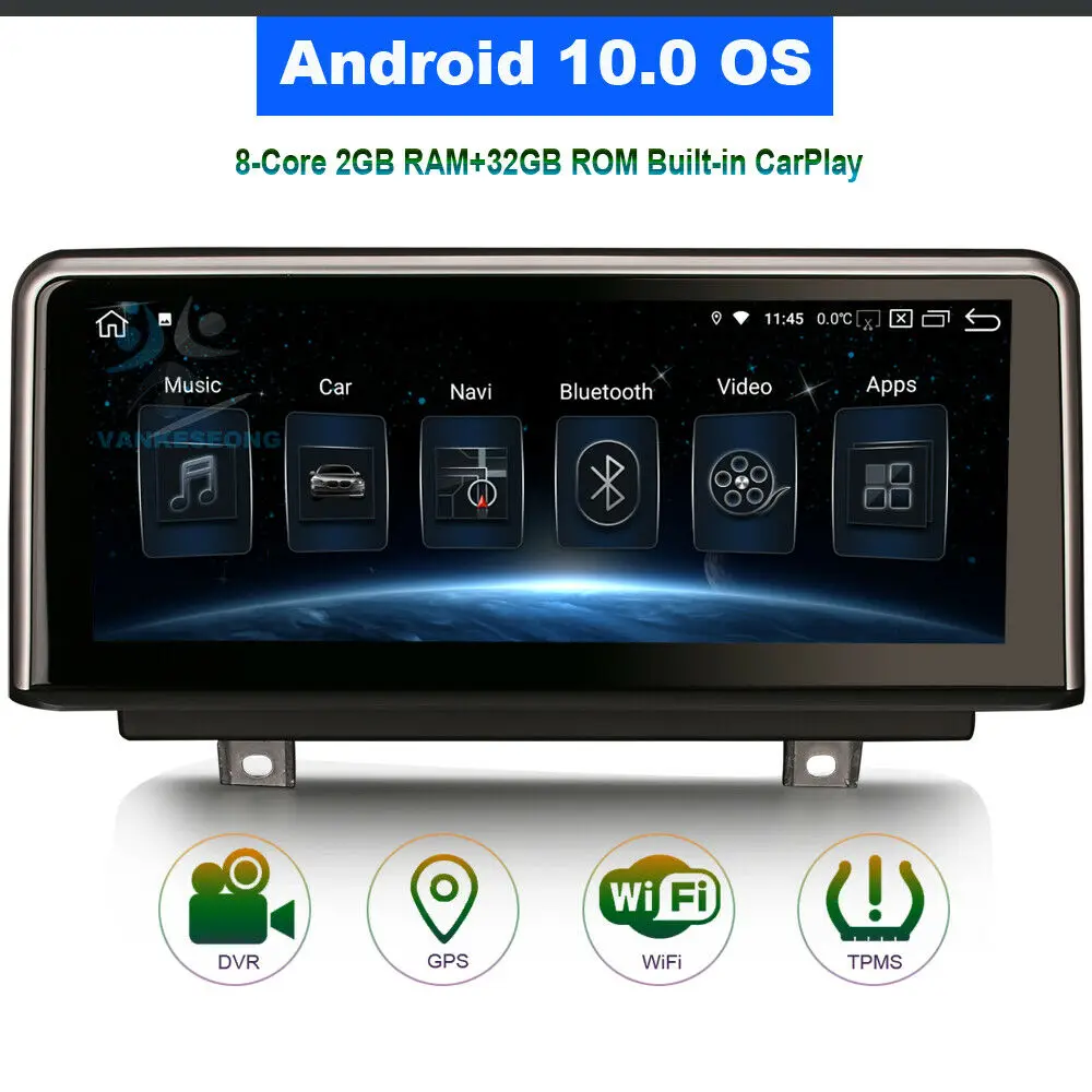 Android 10 0 головное устройство Радио BT DAB + WIFI GPS СБ NAVI стерео для BMW 1 серии F20/F21