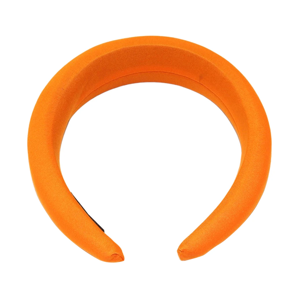 

Vintage Sponge Headband Hair Hoops Padded Womens Girls Candy Color Hair Band