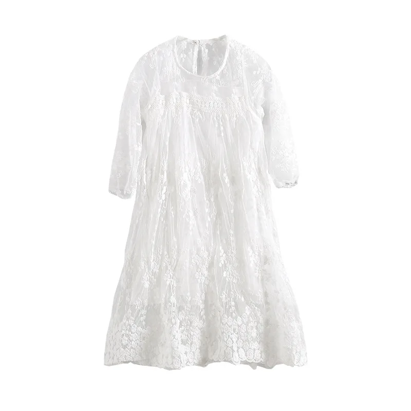 Kids Dresses for Girls Princess Dress 2021 Spring Mesh Lace Sequins Layered Children Clothes Costume 8 10 12 13 Years | Детская одежда