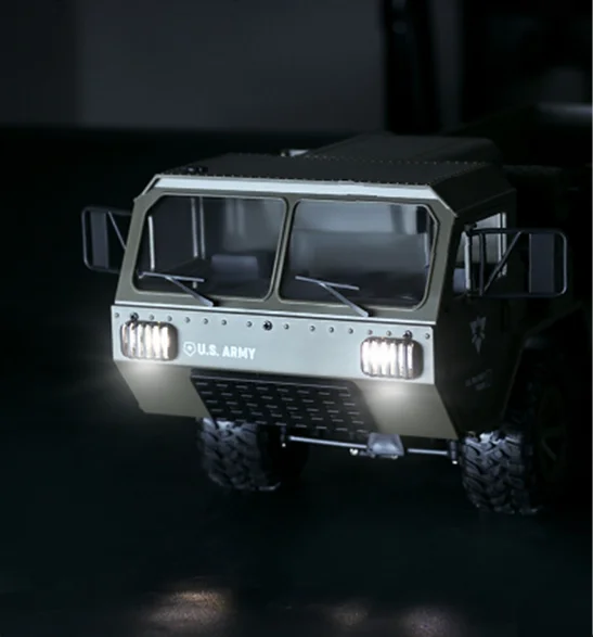 Fayee FY004A 1/16 2,4G 6WD Rc автомобиль пропорциональный контроль армии США военный грузовик RTR модель игрушки