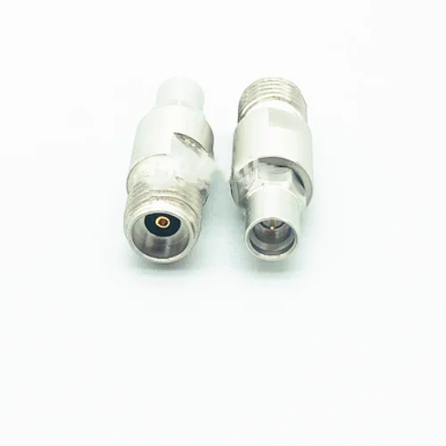Adaptador de prueba de onda de acero inoxidable, SMP macho a hembra de 2,92mm, alta frecuencia, DC-26.5G-1
