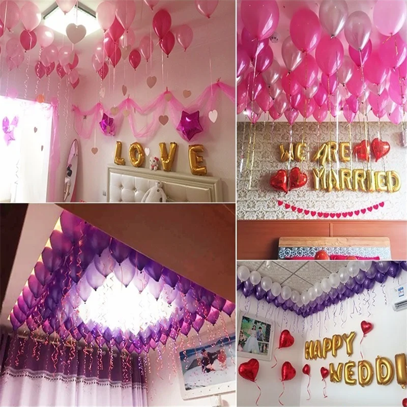 100 ярдов лента для воздушных шаров из латекса | Дом и сад