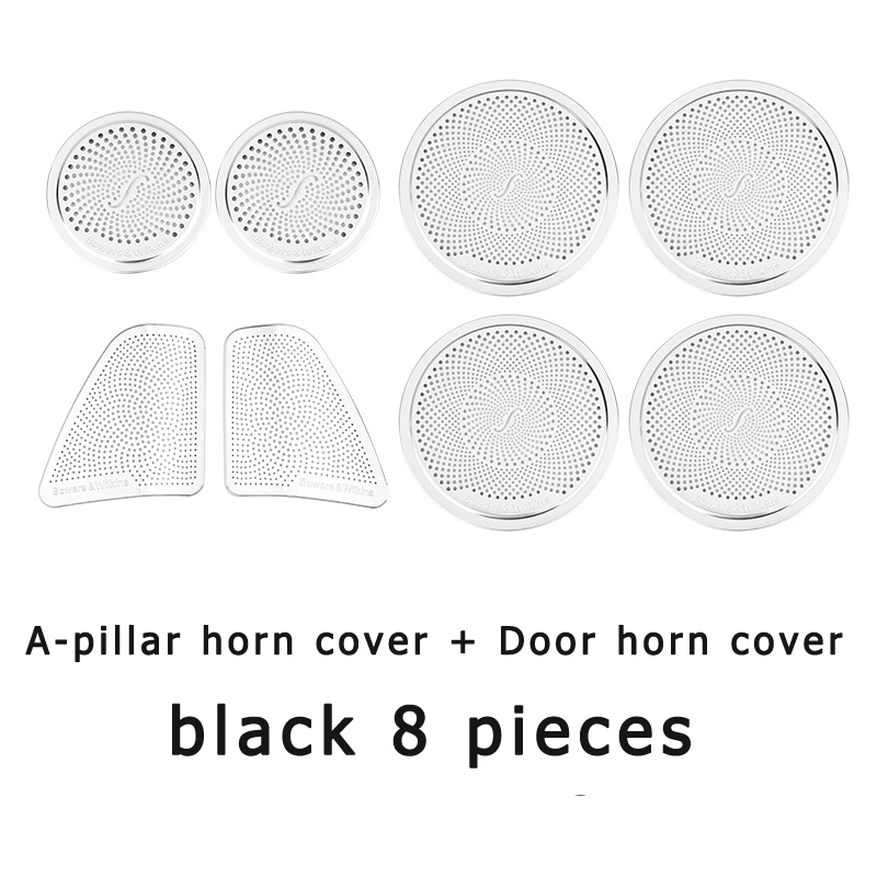 

Автомобильный стереодинамик, дверная наклейка, чехол для BMW X5 E70 X6 E71 2008-2015, отделка из нержавеющей стали, Стайлинг автомобиля, автоаксессуары C