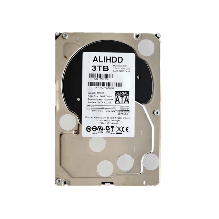 3000GB SATA 3.5inch 7200RPM 64MB Cache Enterprise Grade Security CCTV Hard Drive Warranty for 1-year