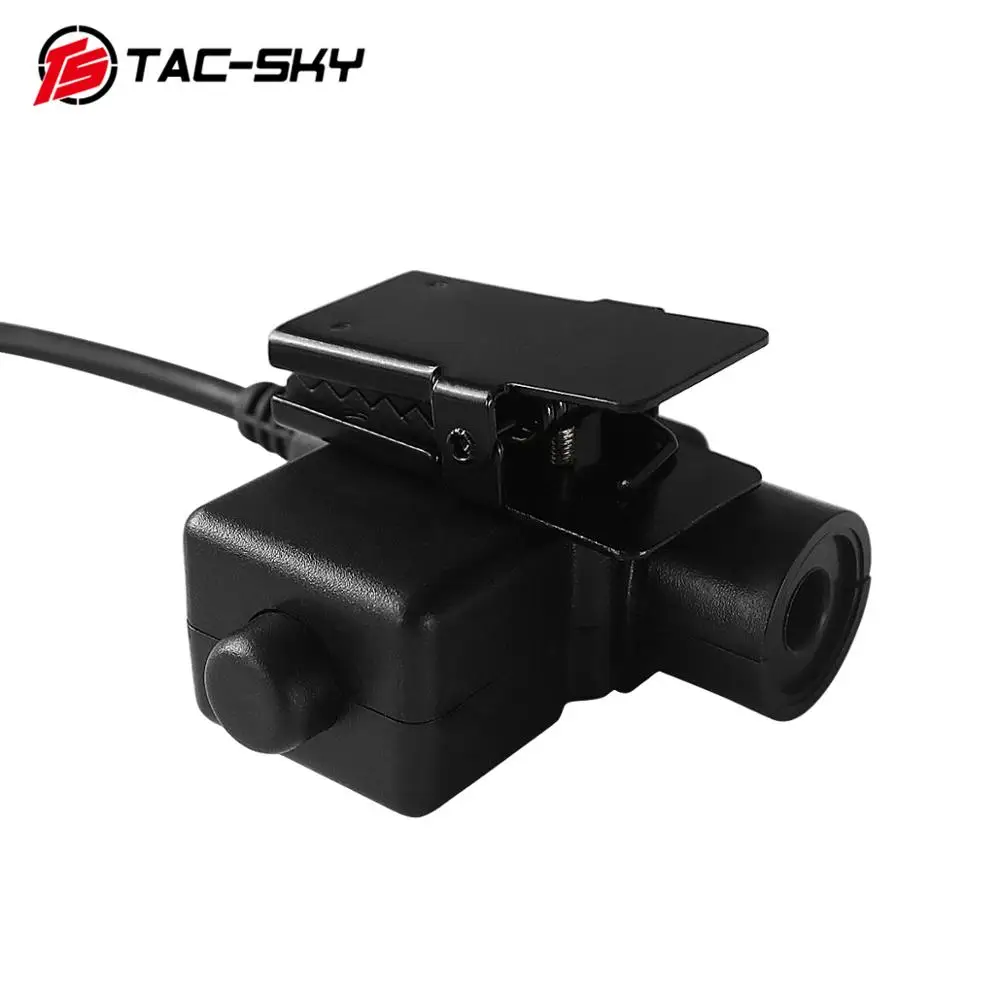 TAC-SKY AN / PRC-152 152a PRC-148 Military Tactical Headset Walkie-Talkie Simulation Model Intercom Accessories PTT 6 Pin U94PTT