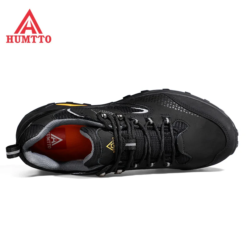 HUMTTO Professional Hiking Shoes for Men Winter Outdoor Waterproof Man Sport Boots Climbing Mens Shoes Leather Trekking Sneakers