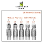 Термопробивка для 3D-принтера E3D V6 Hotend, цельнометаллическая труба 1,753,04,1 мм с ПТФЭ, трубы из нержавеющей стали для дистанционного подачи