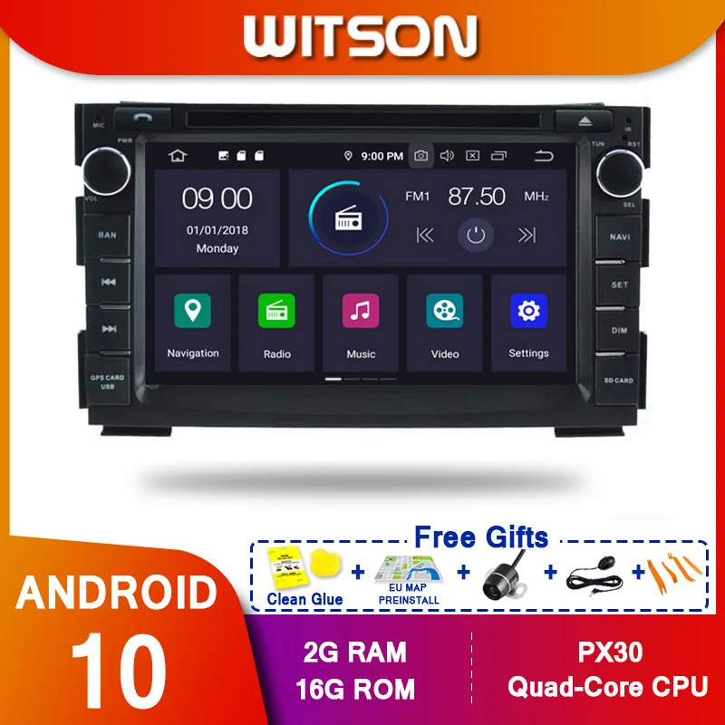 WITSON! Android 10 Octa core PX5 автомобильный DVD плеер для KIA CEED (2010 2012) VENGA IPS экран 4 ГБ ОЗУ 64 Гб