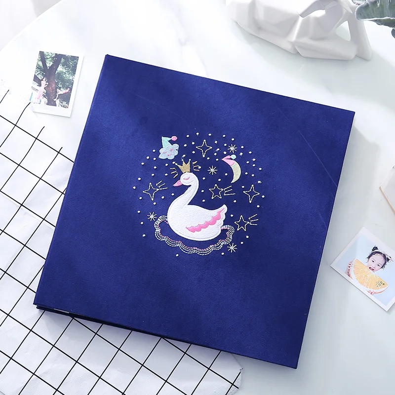 

PA1 Paste-style baby growth memorial album embroidery album this album diy manual album large capacity