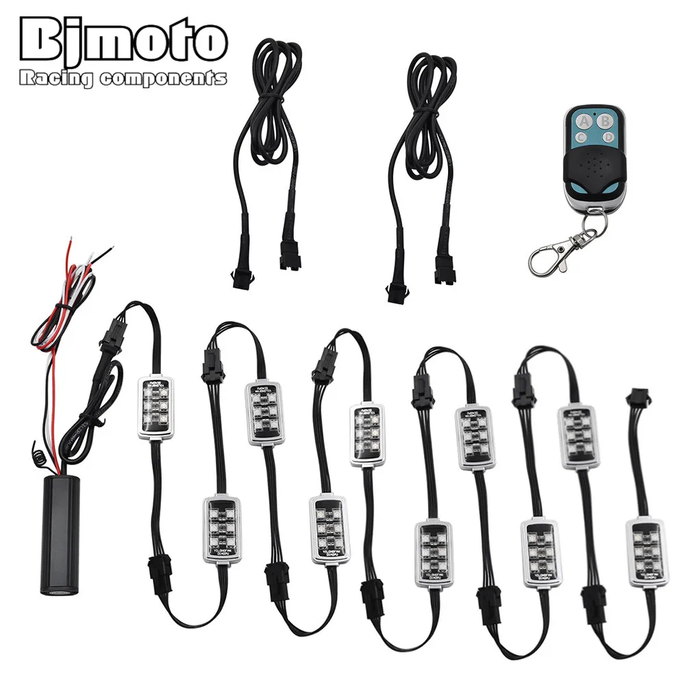 12V 60 светодиодный Беспроводной дистанционного Управление рок-светильник