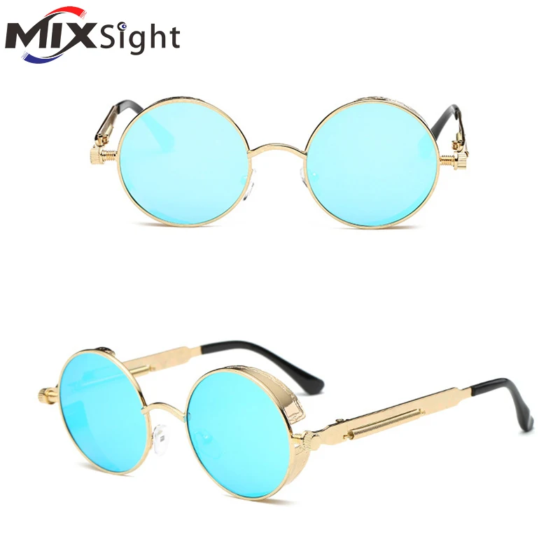 Round Metal Cycling Eyewear Protective Antifog Glasses Work Men Safety Welding Brand Designer Retro Vintage UV400 | Спорт и
