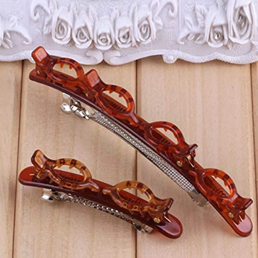Adealink Hair Clip Double Bangs Hairstyle Hairpin Professional Layer Accessories Barette Cheveux Fille | Красота и здоровье
