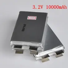GTF 3 2 V 10Ah 4 шт. LiFePO4 Перезаряжаемые Батарея лития ионный полимерный