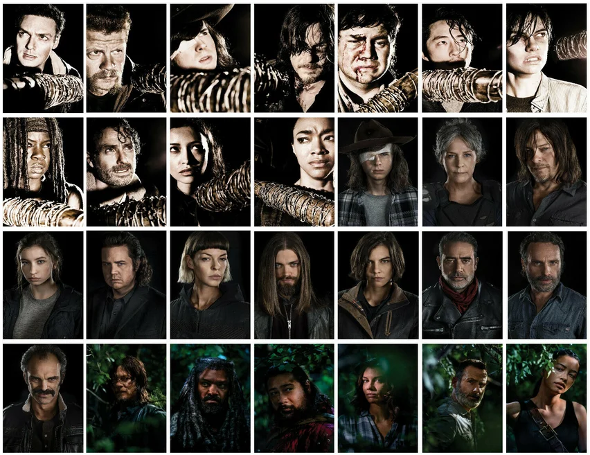 

28Style Choose Classic The Walking Dead TV Show Series AMC Art Silk Print Poster Wall Decor Room Painting