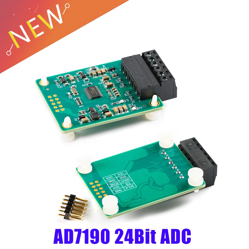 

AD7190 24Bit ADC High Precision Strain Acquisition Module/Pressure Acquisition Module/Strain Bridge