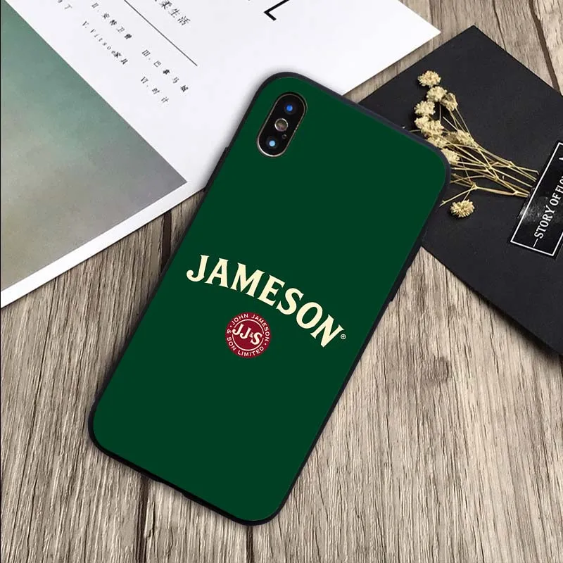 Чехол Jameson Irish Whiskey из мягкого силикона черного ТПУ для телефона чехол для iPhone 6 6plus 7 8 plus 5 5S SE X XR XS Max